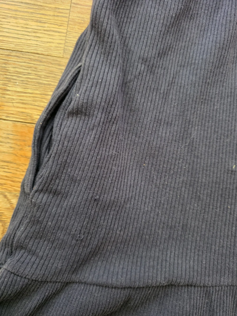 Old Navy Kids' Short Sleeve Ribbed Dress Navy Blue